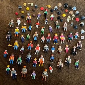 Playmobil- MASSIVE LOT people, animals, houses